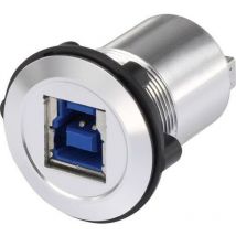 Tru Components - Adaptateur usb 3.0 usb femelle type b vers usb femelle type a USB-10 1243948 1 pc(s)