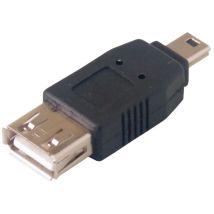 Adaptateur Usb A Femelle / Mini Usb B Mâle (5 Broches)
