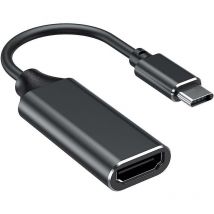 Adaptateur usb c vers hdmi, Adaptateur usb Type c à hdmi 4k (Thunderbolt 3 compatible) avec sortie audio vidéo pour MacBook Pro 2018/2017, iPad pro
