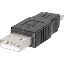 Bkl Electronic - Adaptateur usb mâle vers Mini b usb mâle 10120277 1 pc(s) S33240