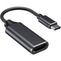 Adaptateur USB Type C à HDMI 4k (Thunderbolt 3 compatible) avec sortie audio vidéo pour MacBook Pro 2018/2017, iPad pro 2018, Samsung Note 9/S9,