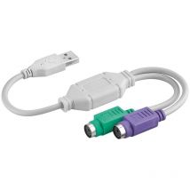 Adaptateur usb vers 2x PS/2 femelle