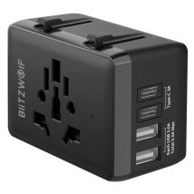 Maerex - Adaptateur Voyage Universel International avec 2 usb, 1 Type c et 1 PD20W, États-Unis,Royaume-Uni,UE,Australie,Canada, Adaptateur Prise