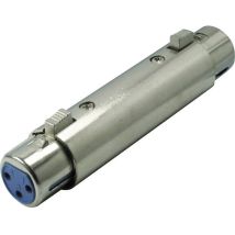 Adaptateur xlr xlr femelle - xlr femelle mono Nombre de pôles:3 1 pc(s) - Kash