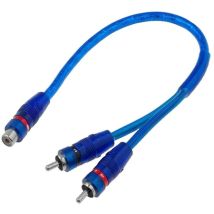 Caliber - Adaptateur y rca - 1 rca Femelle 2 rca Males - Double blindage