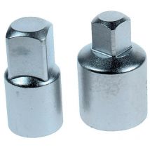 Adaptateurs pour douilles cliquet carré 1/2 à 3/4 - 3/4 à 1/2