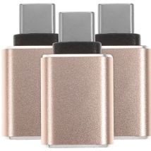 Feiyue - Adaptateurs durables 3 pièces usb 3.0 vers connecteurs de type c Adaptateurs usb 3.0 vers connecteurs de type c