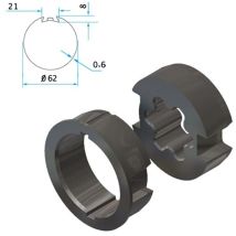 Adaptateur Cherubini A45050517 Ø45 → Zf80 (roue Et Couronne)