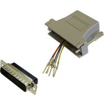 BKL Electronic 10121127 Adaptateur SUB-D mâle 25 pôles - RJ12 femelle 1 pc(s) Single