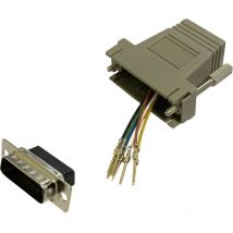 Bkl Electronic - 10121121 Adaptateur sub-d mâle 15 pôles - RJ45 femelle 1 pc(s) Single
