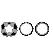 9001474 - Juego de adaptadores Somfy LT50 ZF80
