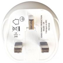 Adapter 2-polig + T Großbritannien 240v 3120w - Lte Design