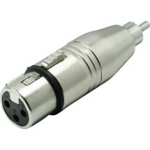 XLR-Adapter XLR-Buchse - Cinch-Stecker Mono Polzahl:3 1 St. - Kash