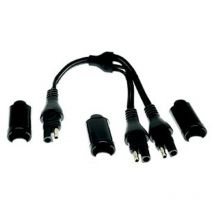 Adapter Für Tecmate Ladegerät Y-trennstück, Sae-in In 2x Sae-ausgänge Mit Sicherungen. Herkunft O05. Xteo15. -pl