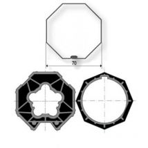 Adapterset SW70 selve martin Welle Für 60mm Somfy Motoren