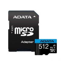 Adata - Premier 512GB microSDXC (uhs-i U1, Class 10, V10, A1) (AUSDX512GUICL10A1-RA1)