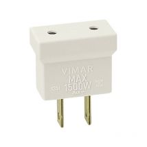 Adapter 2P usa - P10 Weiß Vimar 01351.B