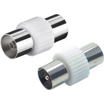 Adattatore cavo antenna tv femmina - femmina