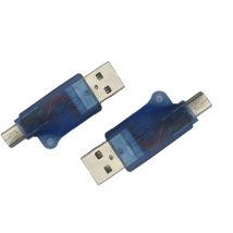 BS - Adattatore Convertitore Da usb Maschio a Mini usb 5P Maschio Coppia