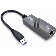 XVX - Adattatore usb Ethernet 3.0 a RJ45, che consente la connessione di rete lan a 1000 Mbps, compatibile con Windows 10/8.1/8/7/Vista/XP, Mac os