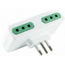 Adattatore multipresa spina 10A 4 prese 10A 1500 w watt 250 v XSL1012A