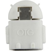 Adattatore otg - Adattatore da usb a MicroUSB - Bianco