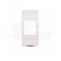Adattatore per frutti RJ45 per placca BTicino Living Light Bianco Alpha Elettronica 96-500-06