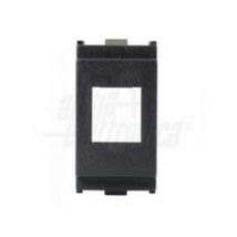 Adattatore per frutti RJ45 per placca Vimar Idea Nero Alpha Elettronica 96-800-04