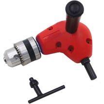 Adattatore Per Mandrino, In Metallo Con Gambo Tondo Ad Angolo Retto Di 90 Gradi E Gambo Da 9,5 Mm Per Mandrini Con Gambo Tondo Pieno Da 1–10 Mm