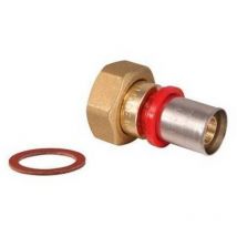 Adattatore sede piana a pressare per multistrato 3/4' x 26