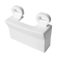 Adattatore universale per modanature bianco