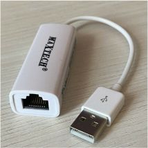 Maxtech - Trade Shop - USB2.0 lan RJ45 adapter für ethernet-kabel internetverbindung pc USB-LAN01 -