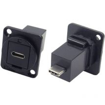 Adattatore xlr presa usb c su usb c Adattatore incasso CP30211X Cliff Contenuto: 1 pz.