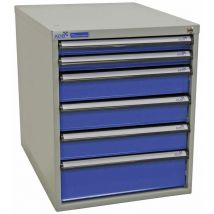ADB - Schubladenschrank Schubladenbox Schubladencontainer mit 3-6 Schubladen 550mm