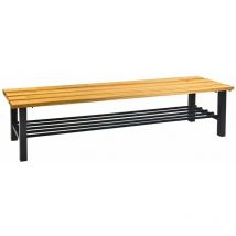 Sitzbank Umkleidebank Garderobenbank 2000mm mit Schuhrost 2000x400x420mm - ADB