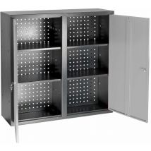 Wandschrank 100x30x100cm Hängeschrank Werkstattschrank Werkzeugschrank - ADB