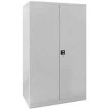 Werkzeugschrank / Flügeltürenschrank 'xxl' mit 4 Fachböden, grau, 1920x1100x580mm - ADB