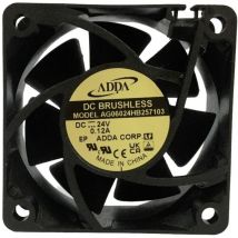 AG06024HB257103 Ventilateur axial 24 v/dc (l x l x h) 60 x 60 x 25 mm - Adda