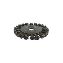 Timco Wheel Brush Twisted Knot Steel Wire - 125mm