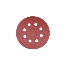 Addax - timco Random Orbital Sanding Discs Mixed Red - 125mm (80/120/180)