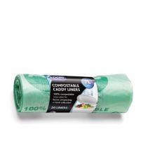 Addis Compostable Caddy Liners Green (Roll 20)