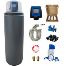 Toodo - Addolcitore Acqua Tattile 16l Fleck 5800 Xtr Elettronico Volumetrico Completo Di Kit Installazione Fatto In Francia