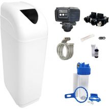 Toodo - Addolcitore D'acqua 16l Valvola Fleck 5600 Sxt Vaschetta Bianca Completa - Kit Essenziale
