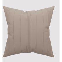 Housse de coussin 60x60 cm adele taupe, par Soleil d'Ocre