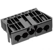 Adels-Contact 168765 Netz-Steckverbinder ac Stecker, Einbau Gesamtpolzahl: 4 + pe 16 a Schwarz 1 St.