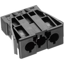 Adels-contact 168763 Netz-steckverbinder Ac Stecker, Einbau Vertikal Gesamtpolzahl: 2 + Pe 16 A Schw
