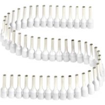 470108.00050 Aderendhülse 0.5 mm² Teilisoliert Weiß 50 St. - Vogt Verbindungstechnik