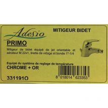 Adesio - 331191O - Bidet mixer - chromium + or