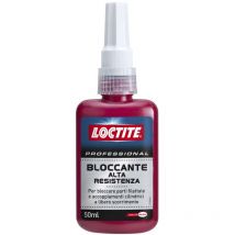 Professional Bloccante Alta Resistenza, Bloccante per ingranaggi meccanici ad alta resistenza, Trasparente, 50 ml - Loctite