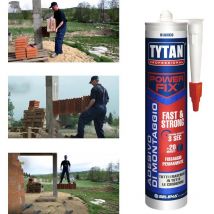 Adesivo di montaggio multiuso veloce ultra resistente Bianco Tytan Power Fix Fast & Strong 290 ml